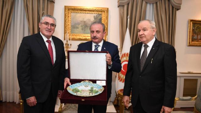 TBMM Başkanı Şentoptan Parlatino Başkanı Soto onuruna yemek
