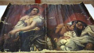 Operasyonda ele geçirilen tablonun 140 yıllık olduğu tespit edildi