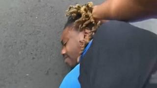 ABD'de polis, felçli sürücüyü saçından sürükledi