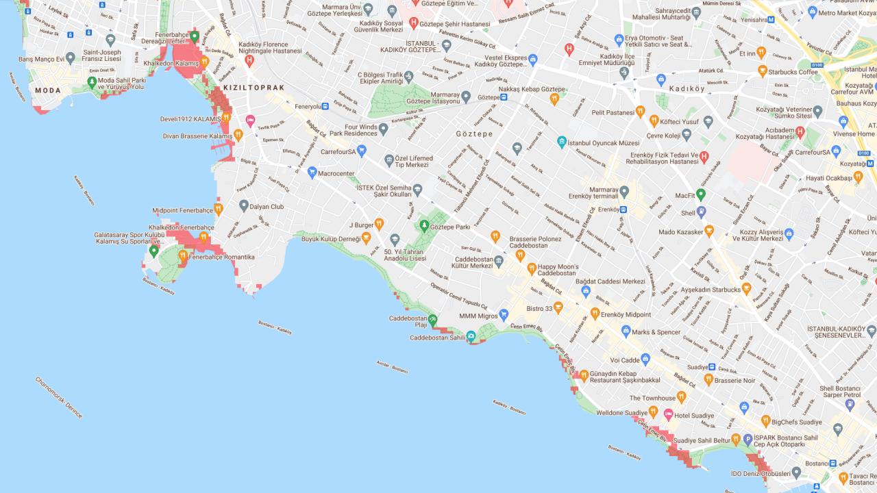 Moda-Caddebostan / 50 santimetre