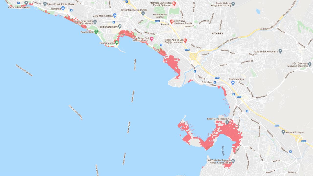 Pendik-Tuzla / 50 santimetre