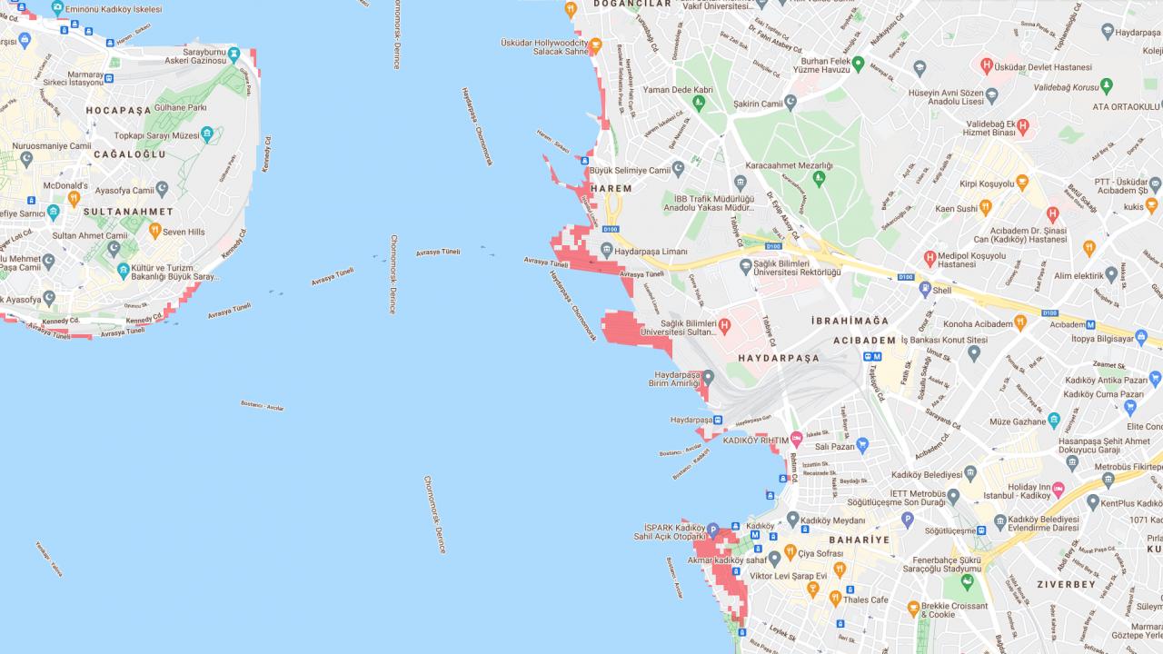 Harem-Haydarpaşa / 50 santimetre