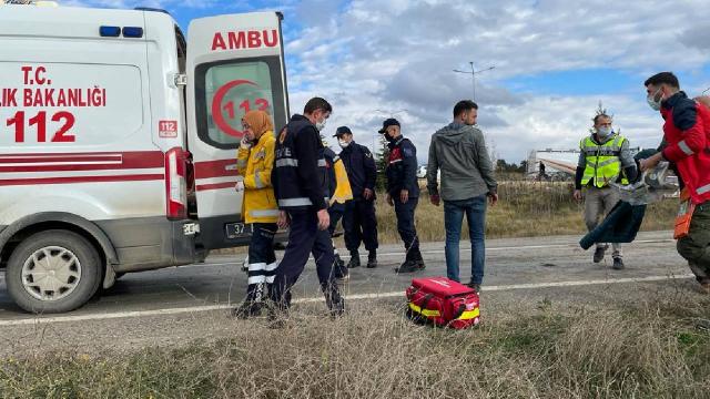 Kastamonuda midibüs devrildi: 12 polis yaralandı