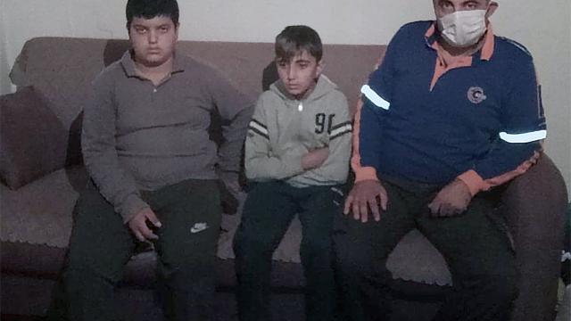 Çorumda kaybolan iki çocuğu jandarma ve AFAD ekipleri buldu