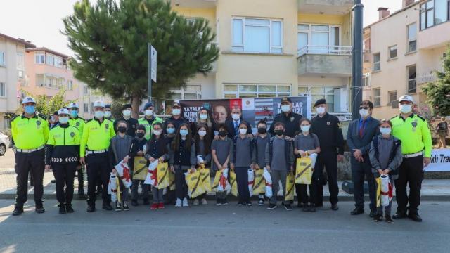 Orduda trafikte yayaların öncülüğüne dikkat çekildi