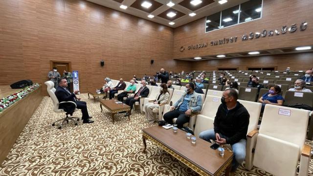 Giresun Emniyet Müdürü Kızılay, gazetecilerle bir araya geldi