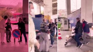 Müşteri ile kargo çalışanı arasında kavga