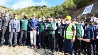 Bakan Pakdemirli, Mersin'de Pamukluk Barajı Su Tutma Programı'na katıldı