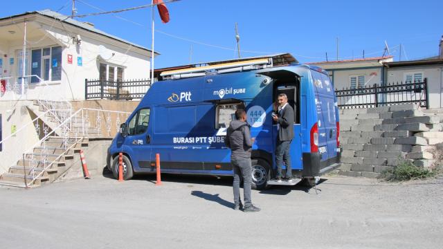 Edremitte Mobil PTT Aracı hizmete başladı