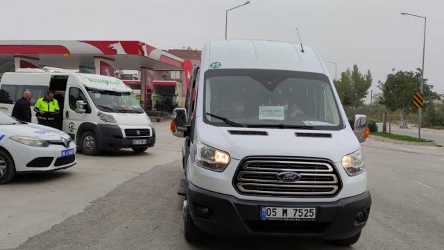 Suluovada okul servis araçları denetlendi