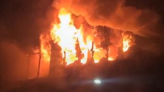 Tayvan'da bina yangını