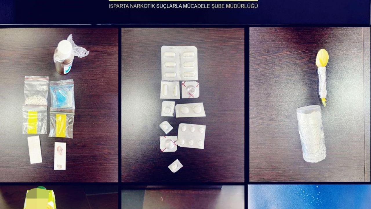 Isparta'da uyuşturucu satıcılarına yönelik operasyonda 4 kişi tutuklandı