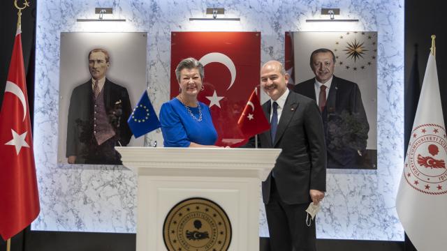Göçmen kaçakçılığıyla mücadelede AB ile iş birliği artırılacak
