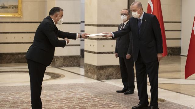 Cumhurbaşkanı Erdoğan, 2 ülkenin büyükelçilerini kabul etti