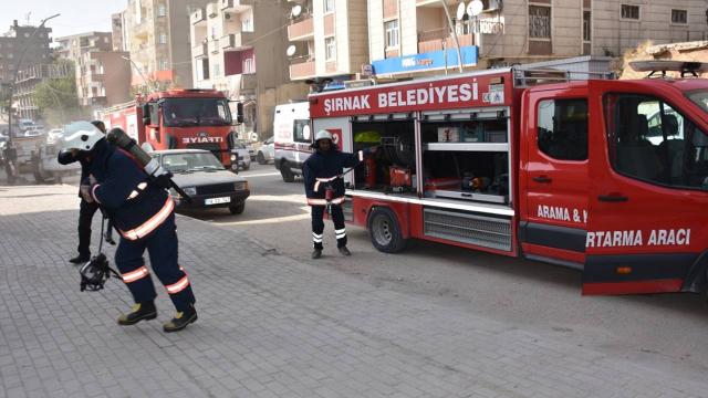 Şırnakta deprem tatbikatı yapıldı