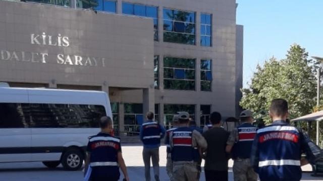 Kilis ve Gaziantepte terör operasyonlarında yakalanan 2 zanlı tutuklandı