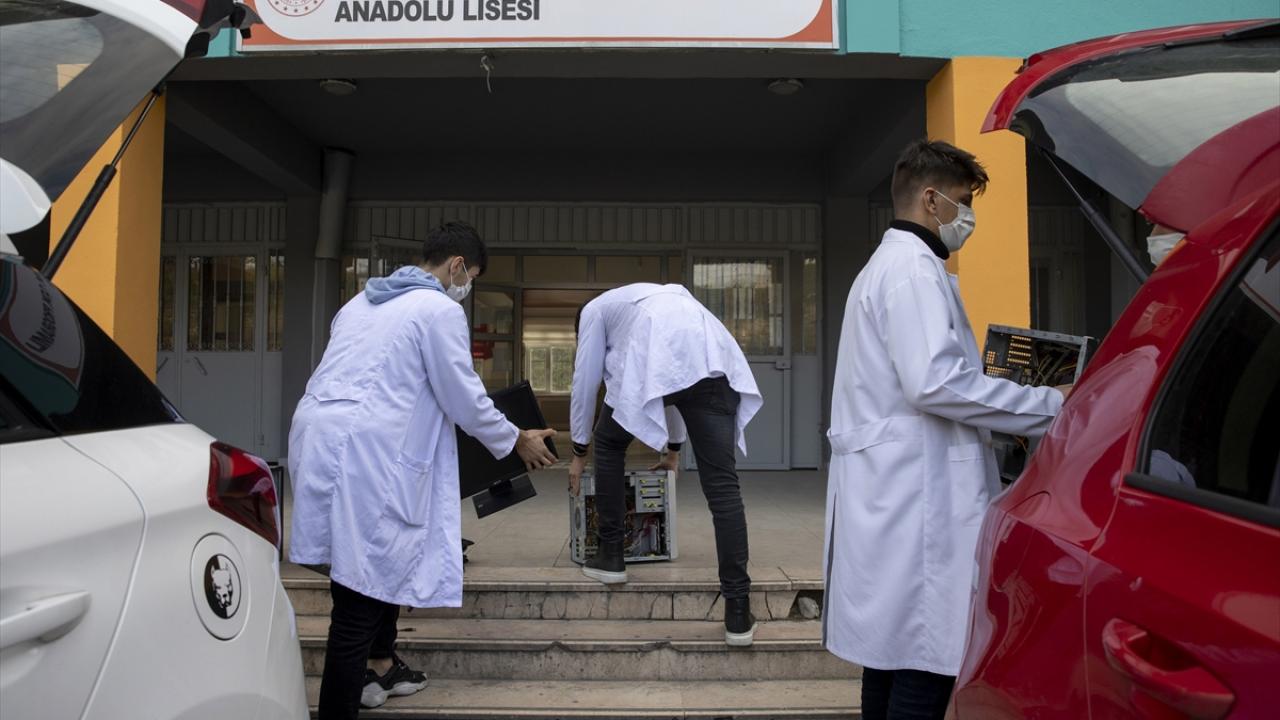 400 bilgisayar 40 ildeki köy okullarına gönderildi