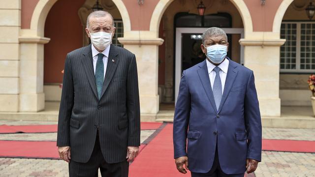 Cumhurbaşkanı Erdoğan Angolada