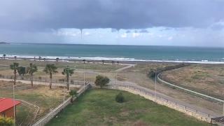 Hatay'da denizde 3 hortum oluştu