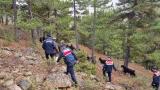 Uşak'ta jandarma, kaybolan keçileri dron ile buldu
