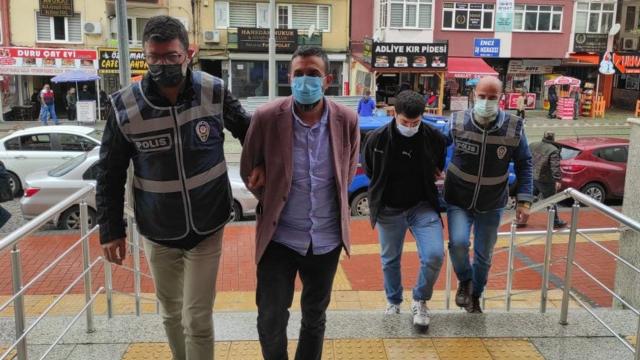 Kamyonetteki çalıntı ev eşyalarına 3 tutuklama
