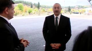 Aliyev'den Zengilan'a ziyaret