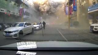 Çin'de doğal gaz patlaması