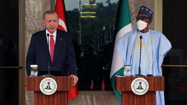 Cumhurbaşkanı Erdoğan: Nijerya ile iş birliğini daha ileri taşımaya kararlıyız