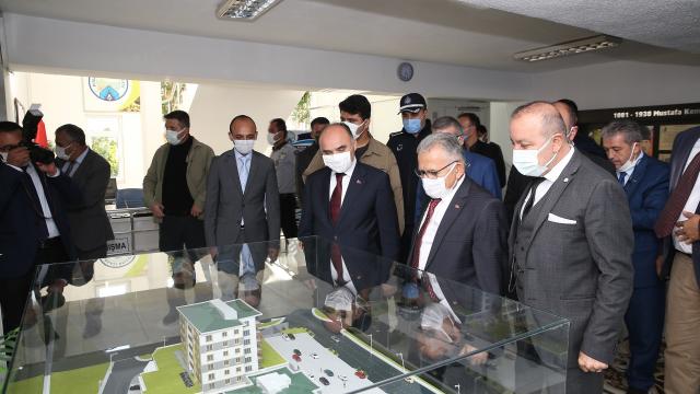 Günaydın ile Büyükkılıç, Pınarbaşında incelemelerde bulundu
