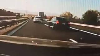 Yarışırken kazaya yol açtılar