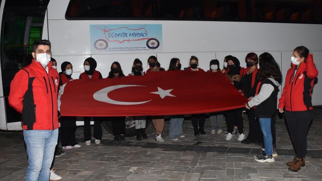 Biz değil miydik, bir değil miydik projesiyle 20 öğrenci yola çıktı
