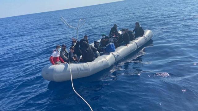 Muğlada 31 düzensiz göçmen kurtarıldı