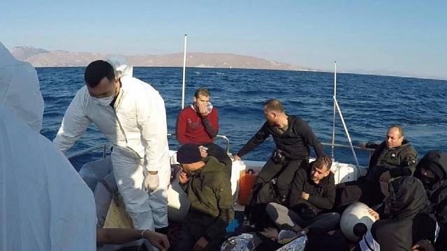 Muğla açıklarında 31 düzensiz göçmen kurtarıldı