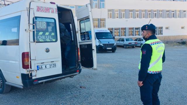 Kahramanmaraşta öğrenci servisleri denetlendi