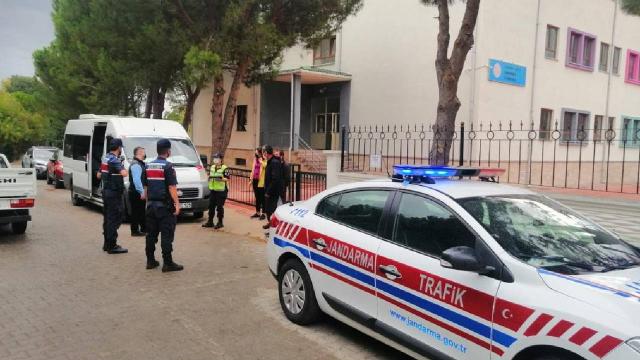 Çanakkalede 25 okul servisine trafikten men