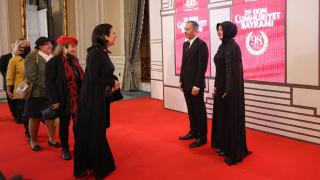 Çırağan Sarayı'nda 29 Ekim Cumhuriyet Bayramı resepsiyonu