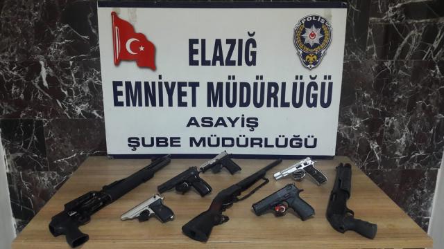 Elazığda asayiş uygulamalarında yakalanan 19 kişi tutuklandı