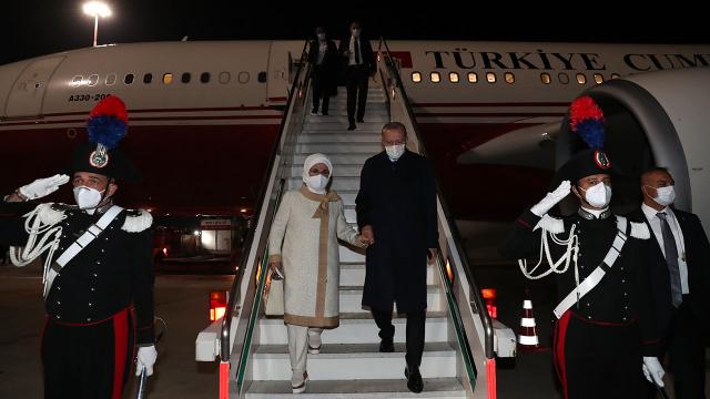 Cumhurbaşkanı Erdoğan İtalyada