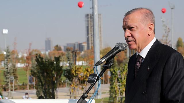 Cumhurbaşkanı Erdoğandan Millet Bahçesi paylaşımı