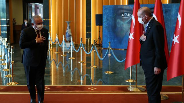 Cumhurbaşkanı Erdoğan Cumhuriyet Bayramı tebriklerini kabul etti