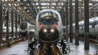 Etimesgut YHT Ana Bakım Atölyesi görüntülendi