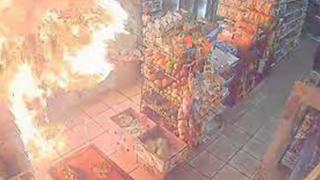 ABD'de markete molotof kokteylli saldırı