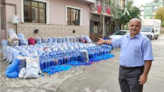 3 yılda topladığı 1 ton kapakla engellilerin yüzünü güldürecek