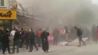 Malatya'da binanın çökmesi sonrası ilk görüntüler ortaya çıktı