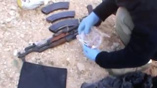 Gaziantep'te teröristlere ait mühimmat ele geçirildi