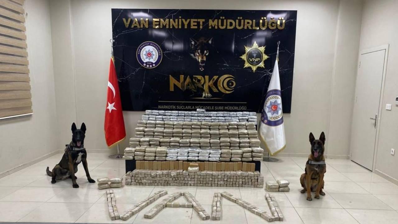 Van’da 473 kilo uyuşturucu ele geçirildi