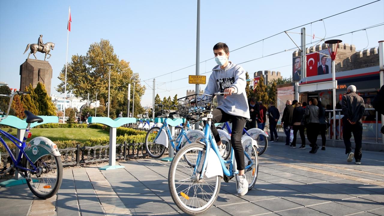 1100 ton karbon salınımı bisikletle azaltıldı