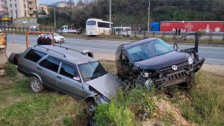 Trabzon'da zincirleme kaza: 7 yaralı