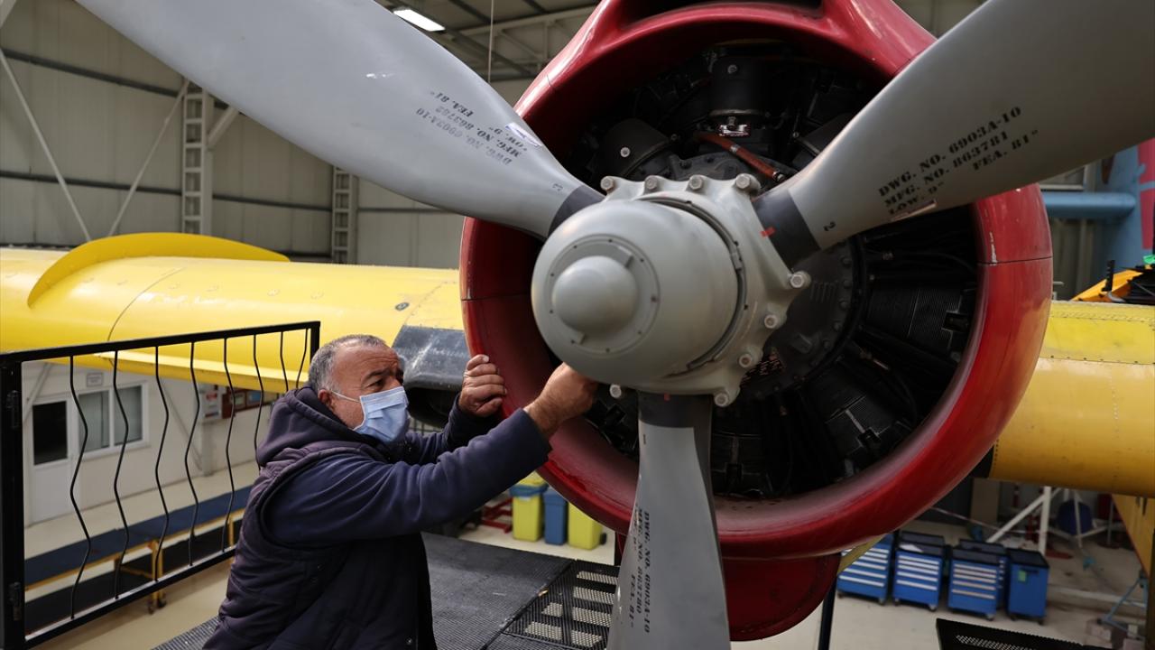 "THK yangın söndürme uçakları 12 saniyede depolarını suyla dolduruyor"