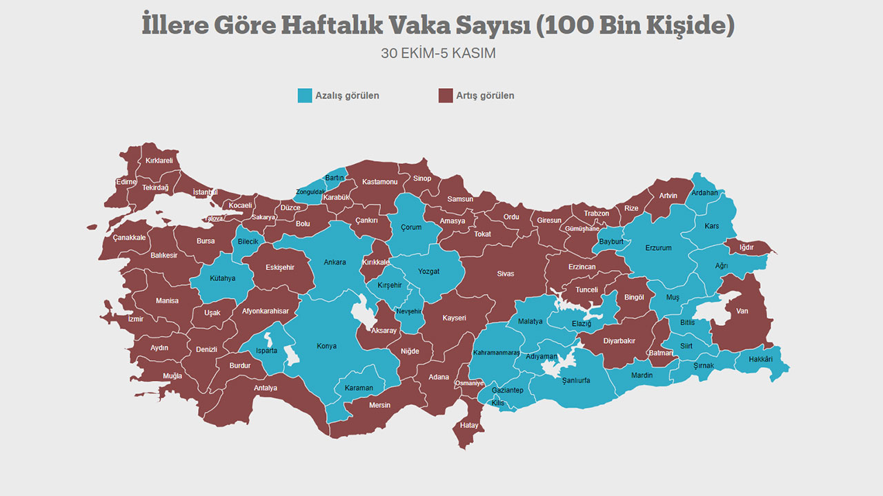 51 ilde vakalar arttı